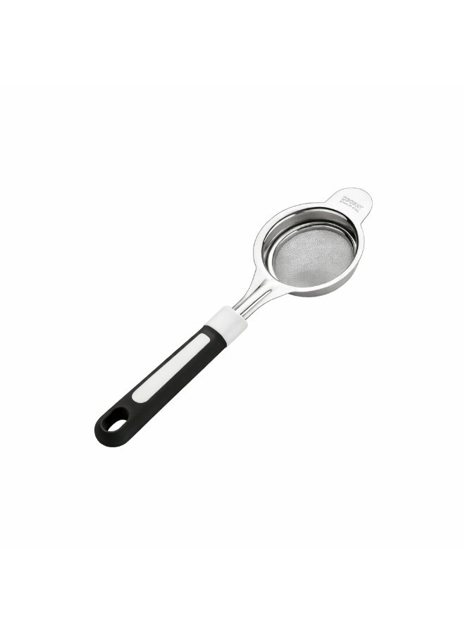 ديسينت ديسنت ستينلس ستيل تي ستراينر ويذ فاين ميش آند هيت ريزِستَنت هاندل | رييوزبل تي فلتر فور لوس تي، هيربس آند سبايسز - Image 1